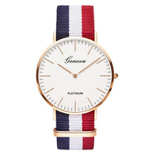 Load image into Gallery viewer, Nylon strap Style Quartz Women