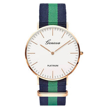Load image into Gallery viewer, Nylon strap Style Quartz Women
