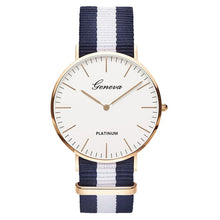 Load image into Gallery viewer, Nylon strap Style Quartz Women