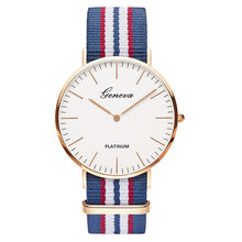 Load image into Gallery viewer, Nylon strap Style Quartz Women